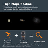 Celestron 93422 X-Cel LX Series: ocular de 1,25'', 7 mm