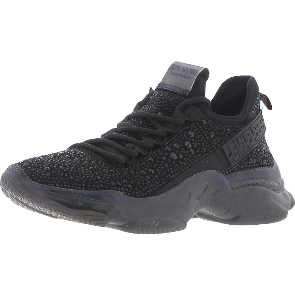 Steve Madden Maxima, Zapatillas Mujer, Black, 38 EU