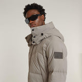 G-STAR Para Hombre G- Whistler Padded Hooded Jacket 2.0, Beige (elephant skin D25345-D518-G106), XL
