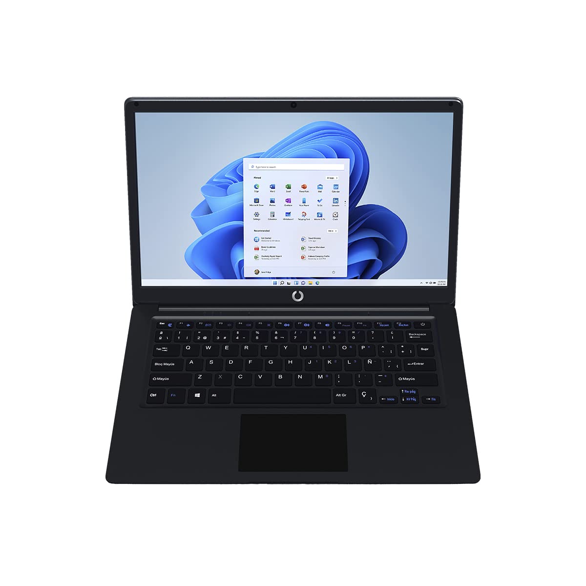 PRIXTON Ordenador Portátil Netbook Pro con Pantalla 14.1”, Windows 11 Home, Intel Celeron Gemini Lake N4020, Memoria RAM 4GB / ROM 64GB, Teclado Español