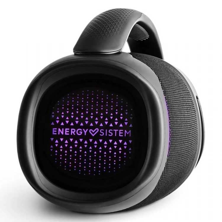 Energy Sistem Hyperbeat – Altavoz Bluetooth (Bluetooth 5.3, True Wireless Stereo, Deep Bass, 15h de batería, IPX6, Luces LED, Asistente de Voz)