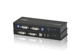 Aten CE604 Negro - Extensor de consola (480 g, 0 - 50 °C, -20 - 60 °C, 0 - 80%, Negro, DVI)