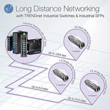 TRENDnet, TI-PG62, Switch DIN-Rail PoE+ Gigabit Industrial de 7 Puertos