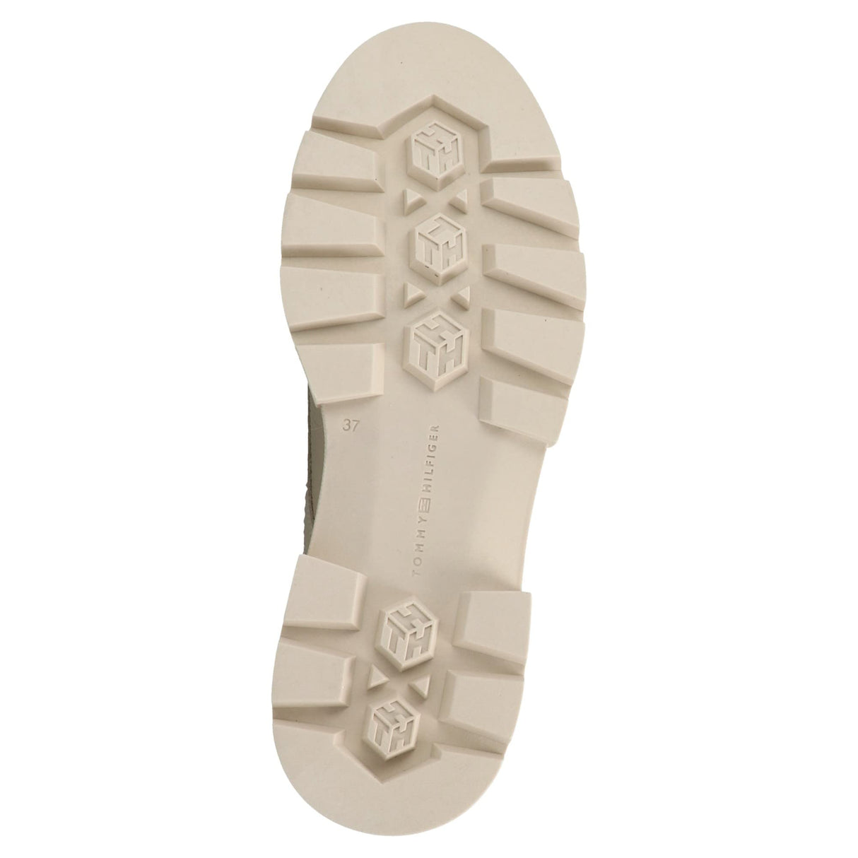 Tommy Hilfiger Mujer Botines de caña baja Monochromatic Lace Up Botas, Beige (Classic Beige), 42 EU