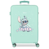 Disney Lovely Stitch Maleta Mediana Azul 46x65x23 cms Rígido 3,1 kgs Cierre de combinación Lateral ABS 3,1 kgs 56L