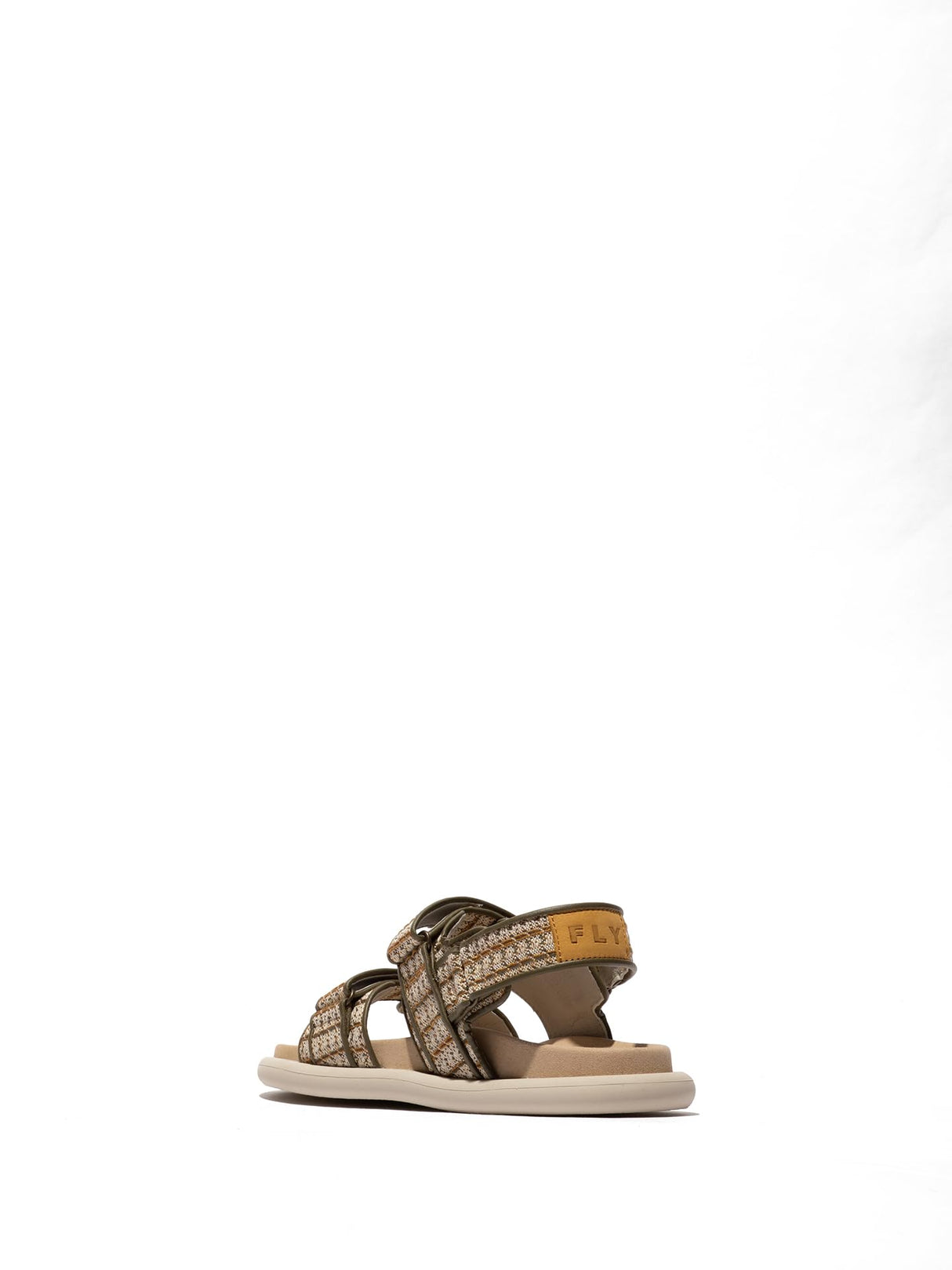 Fly London PAAV228FLY, Sandalias Mujer, Khaki/Bumblebee, 38 EU