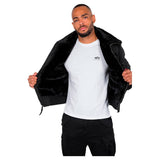 ALPHA INDUSTRIES B15-3 TT Chaqueta, Hombre, Negro (Black - 03), Large