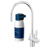 BRITA Sistema de filtración de agua mypure P1 Grifo con cartucho filtrante P1000: reduce la cal, los metales, el cloro y las impurezas para mejorar el sabor y calidad del agua