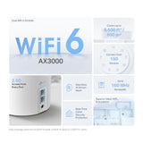TP-Link Deco WiFi 6 Mesh AX3000Mbps Deco X50 Pro (3-Pack), Sistema WiFi 6 para Toda la casa, Cobertura de 550㎡, Puertos 2,5G, Control Parental, Compatible con Todas Las Cajas de Fibra