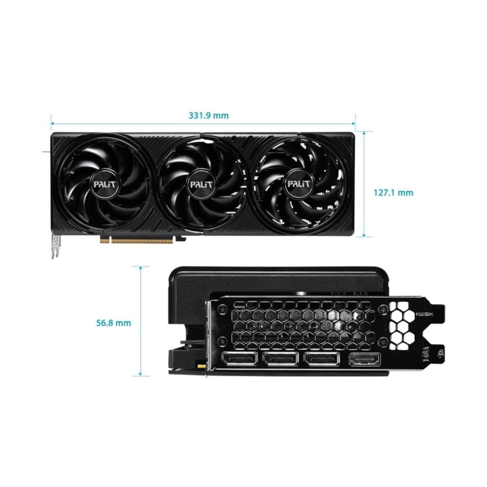Palit GeForce RTX 5080 Infinity 3 (16GB GDDR7/PCI Express 5.0/2617MHz/30000MHz)