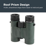 Celestron 71330 Nature DX 8x32: prismáticos con prisma BaK-4, verde