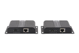 DIGITUS DS-55124 Extensor HDMI - Divisor HDMI - UHD 4K 30 Hz - 120 m a través de cable LAN - Ilimitado a través de Ethernet (IP-capaz) - Set: Transmisor y Receptor - Loop-Out, infrarrojos IR, PoE