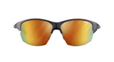 Julbo Split Gafas DE Sol, Negro/Negro/Rojo, M Unisex Adulto