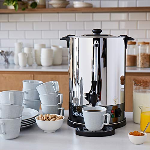 Casselin cpc100s percolador de café (100 tazas SP, acero inoxidable