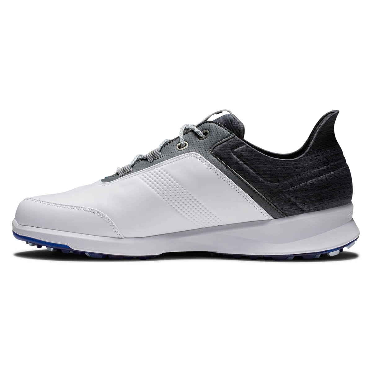 FootJoy FJ Stratos, Zapatos de Golf Hombre, White/Black/Iron, 42 EU