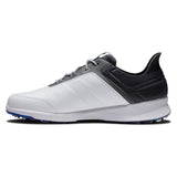 FootJoy FJ Stratos, Zapatos de Golf Hombre, White/Black/Iron, 42 EU