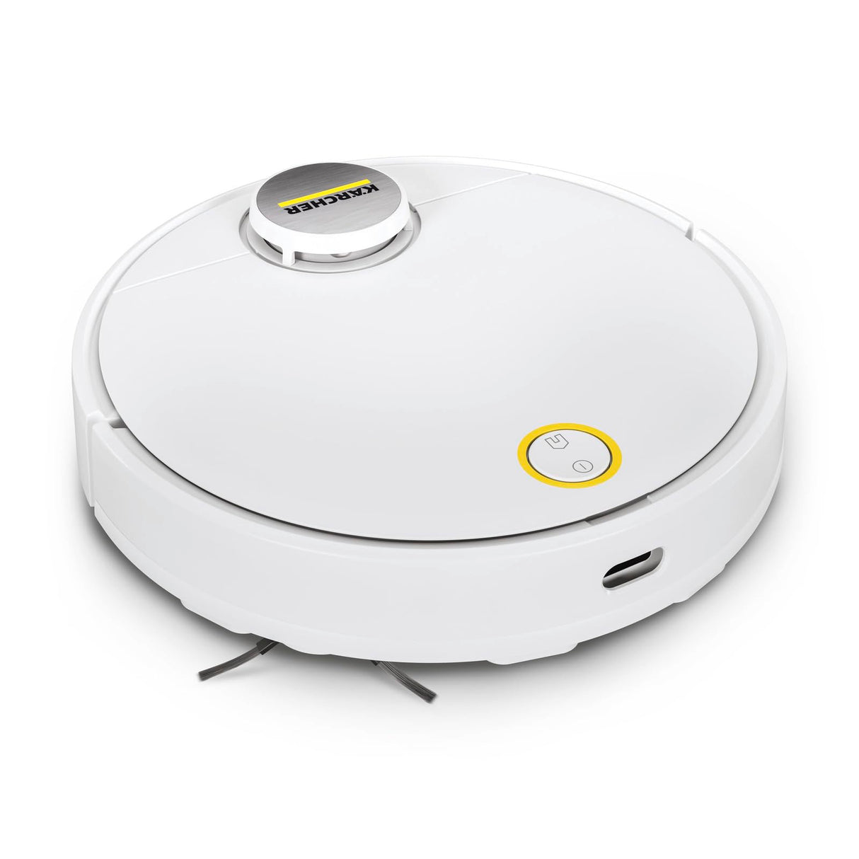 Kärcher, Robot Aspirador RCV 3, App Inteligente, Navegación láser LiDAR, Cartografía, Reconocimiento del Entorno, 2500 Pa, Autonomía de 120 min, para Suelos Duros y alfombras, Blanco