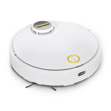 Kärcher, Robot Aspirador RCV 3, App Inteligente, Navegación láser LiDAR, Cartografía, Reconocimiento del Entorno, 2500 Pa, Autonomía de 120 min, para Suelos Duros y alfombras, Blanco