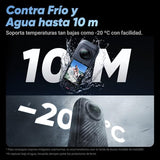 Insta360 X4 Paquete Get-Set - Cámara de acción Impermeable 8K 360, Vídeo 4K Gran Angular, Efecto Selfie Stick Invisible, Protectores de Lente Extraíbles, 135 Min Batería, No Tarjeta MicroSD