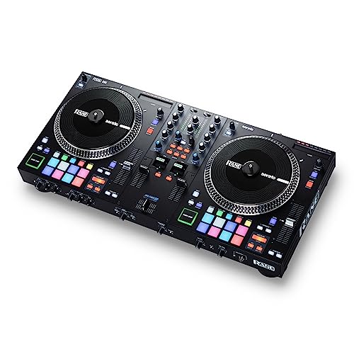 RANE ONE - Controlador DJ Profesional con Platos Motorizados de 7.2” para Serato, Mesa de Mezclas con Serato DJ Pro incluido, Efectos y 8 Pads