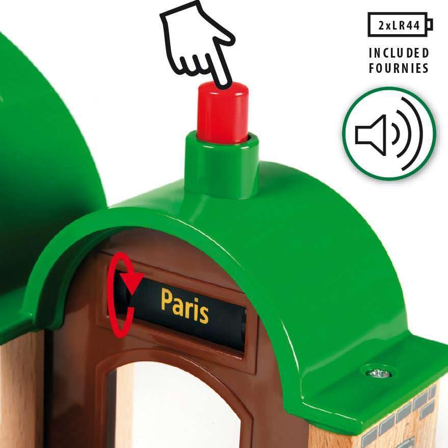 BRIO World - Set Deluxe el Mundo del Ferrocarril, Ferrocarriles, Set de Construcción de Madera, Tren Juguete, Juguetes Niños 3 Años o más, Juegos Educativos 3 Años