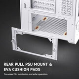 Antec C7 ARGB Blanco, Soporte de GPU RTX 40, 4 Ventiladores ARGB PWM de 120 mm incluidos, refrigeración Vertical, Tipo C de 10 Gbps, Paneles Frontales y Laterales de Vidrio Templado Continuo