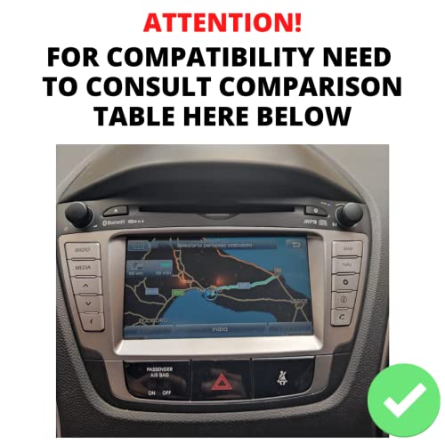 Autorradio de Ajuste Personalizado para Hyundai IX35 Android GPS Bluetooth WiFi Dab USB Pantalla táctil Full HD 7" procesador de 8 núcleos y comandos de Voz