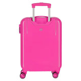 Disney Love Minnie Maleta de cabina Rosa 37x55x20 cms Rígida ABS Cierre combinación 32L 2,5Kgs 4 Ruedas Dobles Equipaje de Mano