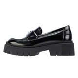 HUGO Kris_Loafer_BRPU, Mocasines Planos Mujer, Black, 41 EU