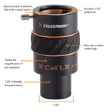 Celestron 93428 1.25" X-Cel LX: lentes Barlow 3x, negro