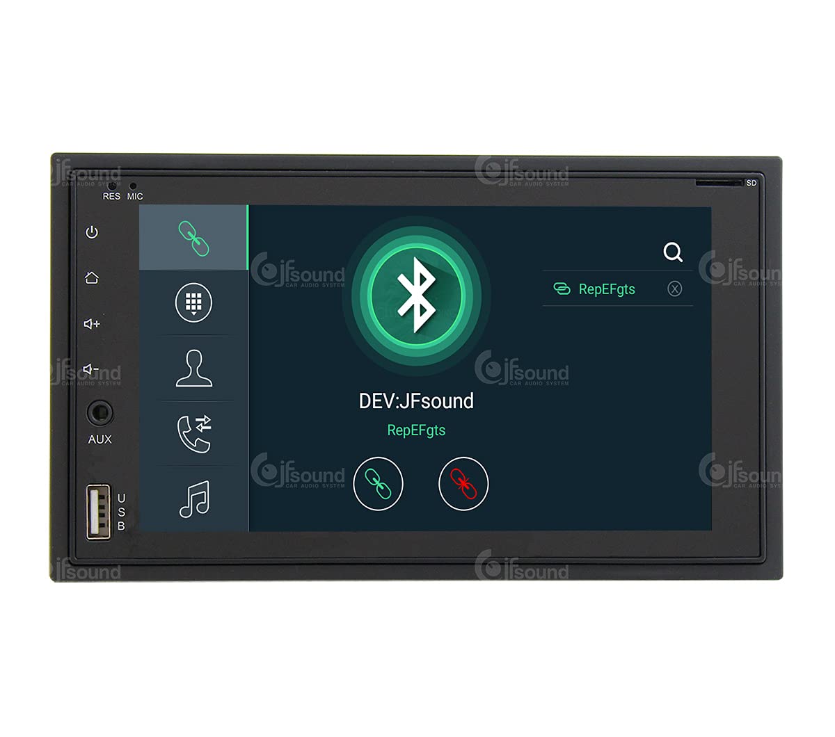 Autorradio Universal 2 DIN Android GPS Bluetooth WiFi Dab USB Pantalla táctil Full HD 6,2" procesador de 8 núcleos y comandos de Voz