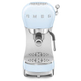 Smeg, ECF02PBEU - Máquina espresso con función de vapor capuchino, bloque térmico, caja grande de taza y doble función café, depósito de agua de 1 l, sistema de fácil uso, 1350 W, azul
