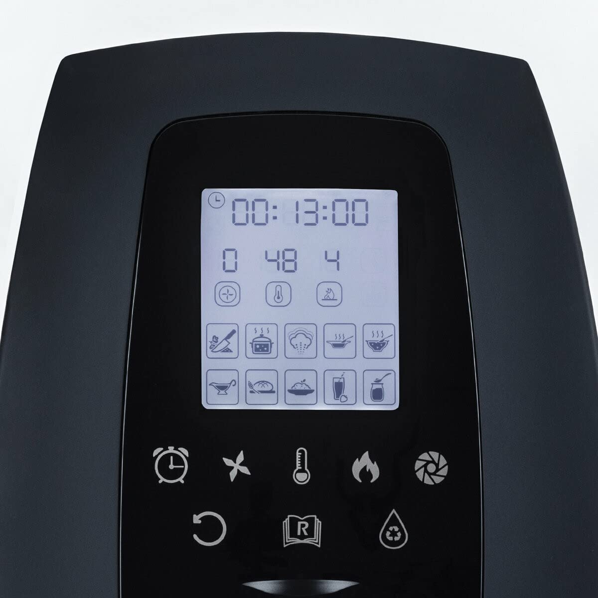 H.Koenig HK8 Robot de cocina inteligente multifunción, profesional 2L, 1000W, 30+ Funciones de Cocción, Velocidad Turbo 10, Temperatura de 37 a 120°C, Hasta 4 preparaciones al mismo tiempo