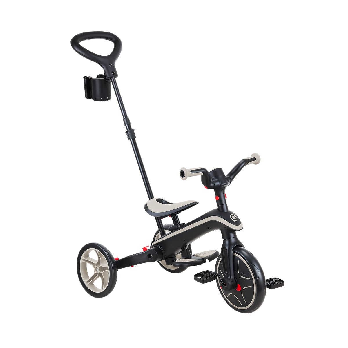 Trottinette enfant Globber Tricycle Explorer 4 en 1 Evolutif et Pliable Taupe