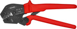 Knipex Alicate para crimpar terminales también para trabajar a dos manos bruñido, con fundas de plástico antideslizantes 250 mm 97 52 04