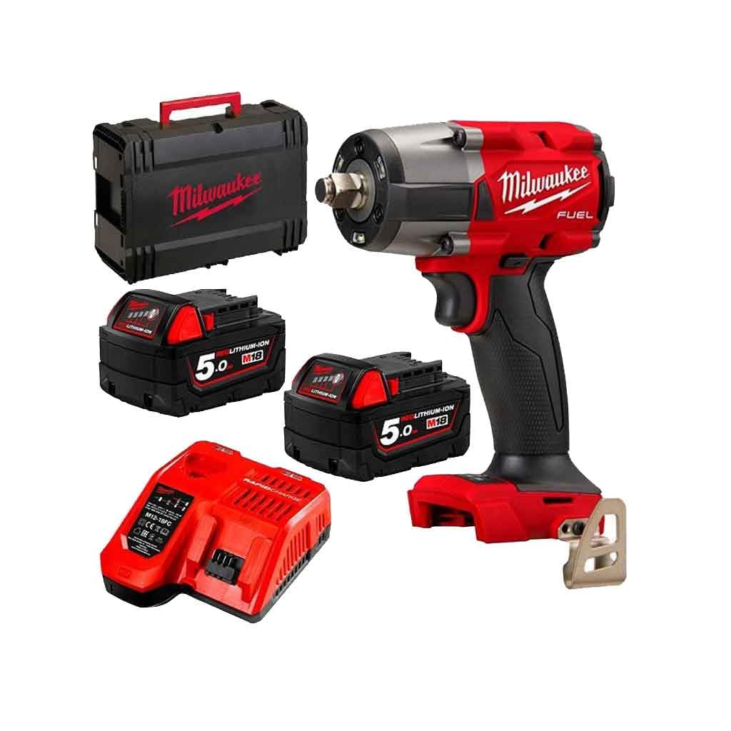 Milwaukee 4933478450 Llave DE Impacto M18 PAR Medio 1/2-MILWAUKEE, Neutro