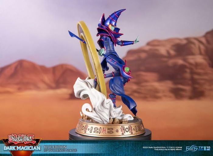 First4Figures F4F Yu-Gi-Oh! - Dark Magician Blue Variant PVC Statue (29cm) (YGODMBS)