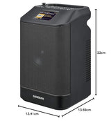 Sangean WFS58 Dab+ Radio | FM | WiFi y Altavoz Bluetooth | Radio de Internet portátil con NFC | WiFi | Negro