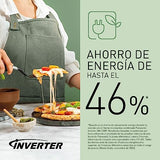 Panasonic NN-CS88LBEPG Horno combinado de vapor 4 en 1 con vapor, microondas, grill y convección, Tecnología Inverter, 31 L, 36 Programas Automáticos, Cocción en 2 Etapas, Menú Infantil, Negro