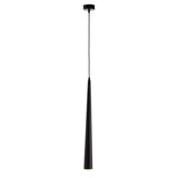 LAMPARA DE TECHO 6X6X60/200 MADERA NEGRO CON BOMBILLA