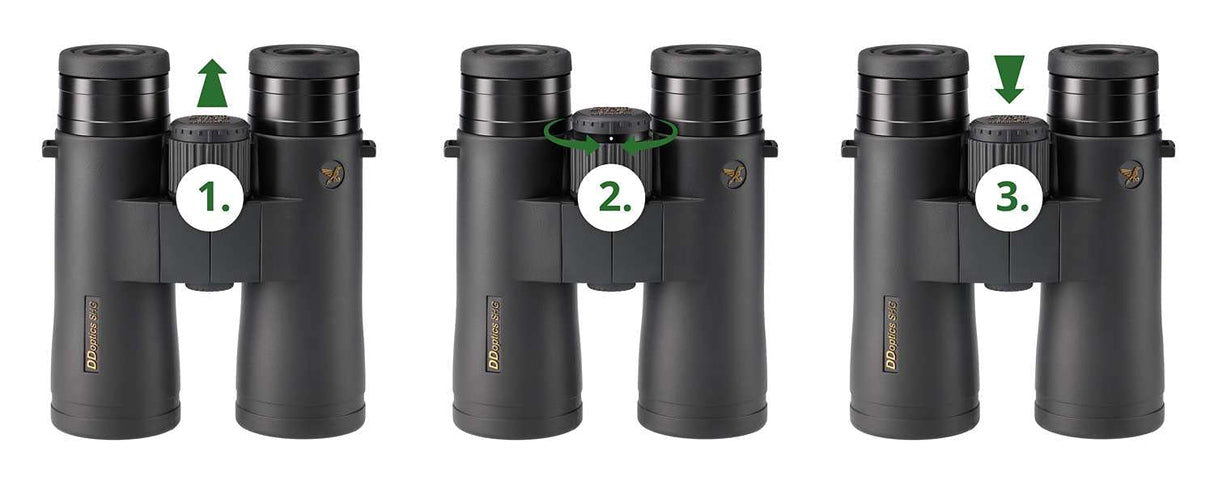 DDoptics SHG 440100100 - Prismáticos (8 x 42, con Estuche y Correa de Transporte