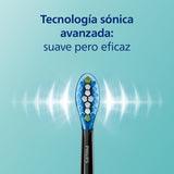 Philips Sonicare DiamondClean 9000 cepillo dental eléctrico, paquete doble, cepillo dental sónico con aplicación, sensor de presión, vaso de carga, negro y oro rosa, modelo HX9914/61