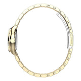 Timex Trend TW2W90800 - Reloj de Mujer 25 mm, Brazalete de Acero Inoxidable en Tono Dorado, Esfera Rosa y Caja en Tono Dorado