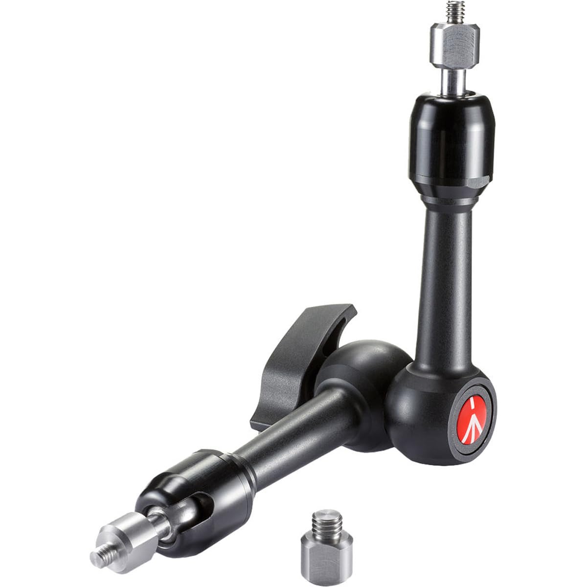 Manfrotto Brazo de Fricción 244MINI Negro, 24 cm, 3 kg, 1/4 y 3/8 pulgadas, Cámara, Trípode, Barras, Negro