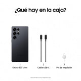 Samsung Galaxy S25 Ultra 1TB Teléfono Móvil con IA, Galaxy AI, 12GB RAM, Cámara 200MP, Dual SIM, IP68, Garantía del Fabricante 3 Años + 1 Año Extra, Titanio Negro Intenso (Versión Española)