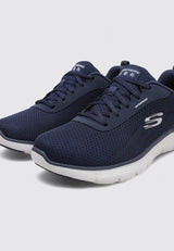 Skechers Flex Appeal 5.0 Fresh Trek, Zapatillas Mujer, Navy Mesh/Trim, 38.5 EU