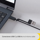 Jabra Speak2 40 Altavoz Portátil, 4 Micrófonos, Cancelación de Ruido, 50 mm de Alto Alcance, Audio de Banda Ancha y Conexiones USB-A y USB-C, Certificado para MS Teams, Gris Oscuro
