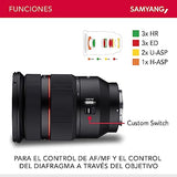 Samyang AF 24-70 mm F2,8 FE para Sony E – para cámaras Sony E Mount Sony Alpha A7 A9 A1 A7C A6000 Serie, Negro