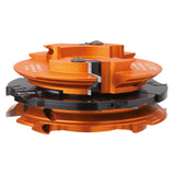 CMT ORANGE TOOLS 694.015.40 - "JUEGO DE CABEZALES X PUERTAS ENCASTRE M/F ""AJUSTABLE"" D=147X48X40"