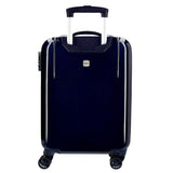 Pepe Jeans Digital Maleta de cabina Blanco 40x55x20 cms Rígida ABS Cierre TSA integrado 38,4 2 kgs 4 Ruedas dobles Equipaje de Mano